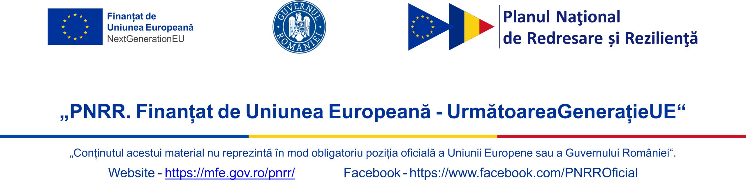 PNRR — Finanțat de Uniunea Europeană, NextGenerationEU